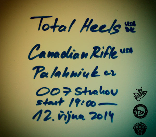 Patová situace 007: Total Heels, Canadian Rifle a Palahniuk